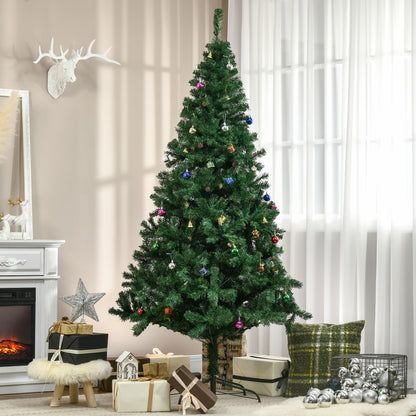Sapin de Noël artificiel 210 cm avec ornements