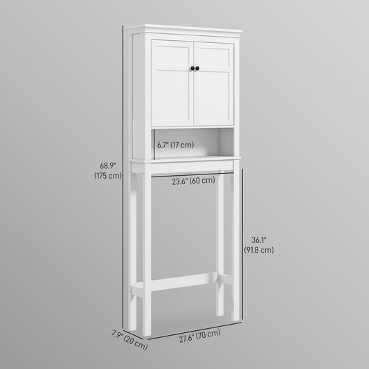 Armoire de salle de bain 3 niveaux au-dessus des toilettes