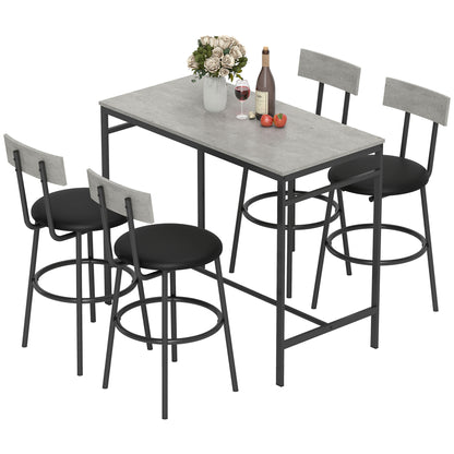 Ensemble de table de bar industriel — Lot de 5
