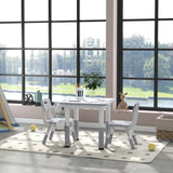 Ensemble table et chaises pour enfants réglable — Lot de 3
