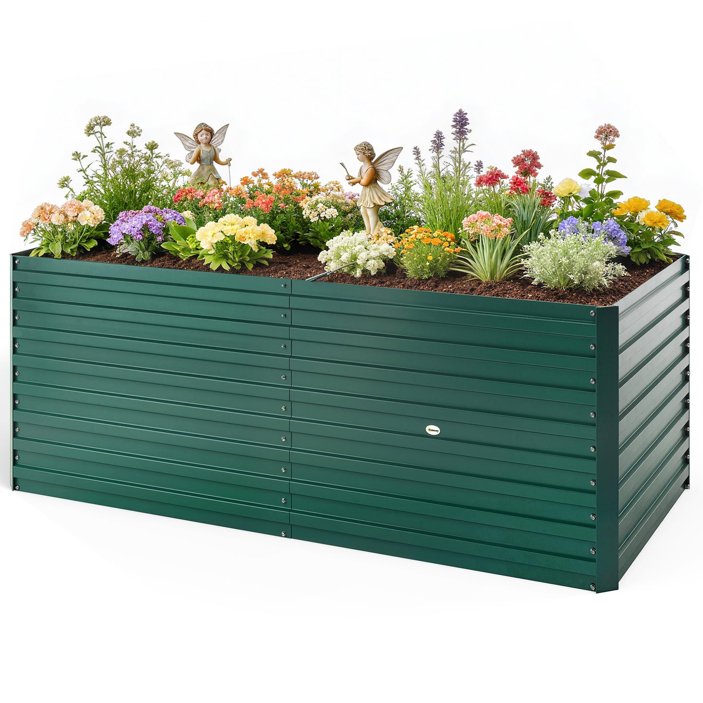 Bac jardinage surélevé galvanisé extra profond 152x91x60cm