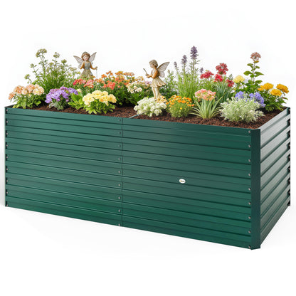 Bac jardinage surélevé galvanisé extra profond 152x91x60cm
