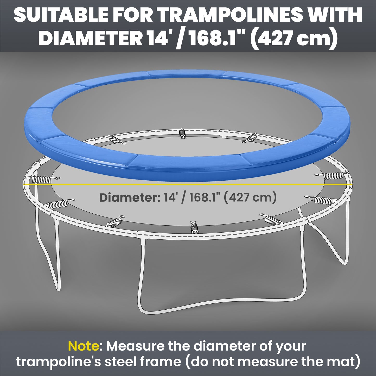 Couvre-ressorts de trampoline 14 pi remplacement
