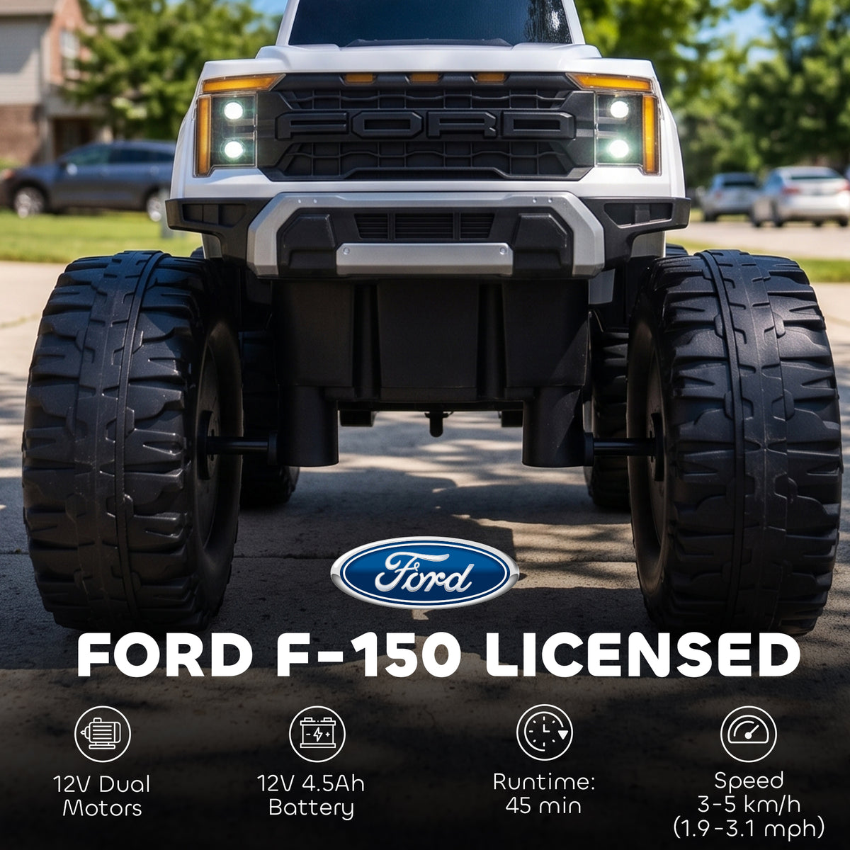 Voiture électrique pour enfants camion F-150 12V