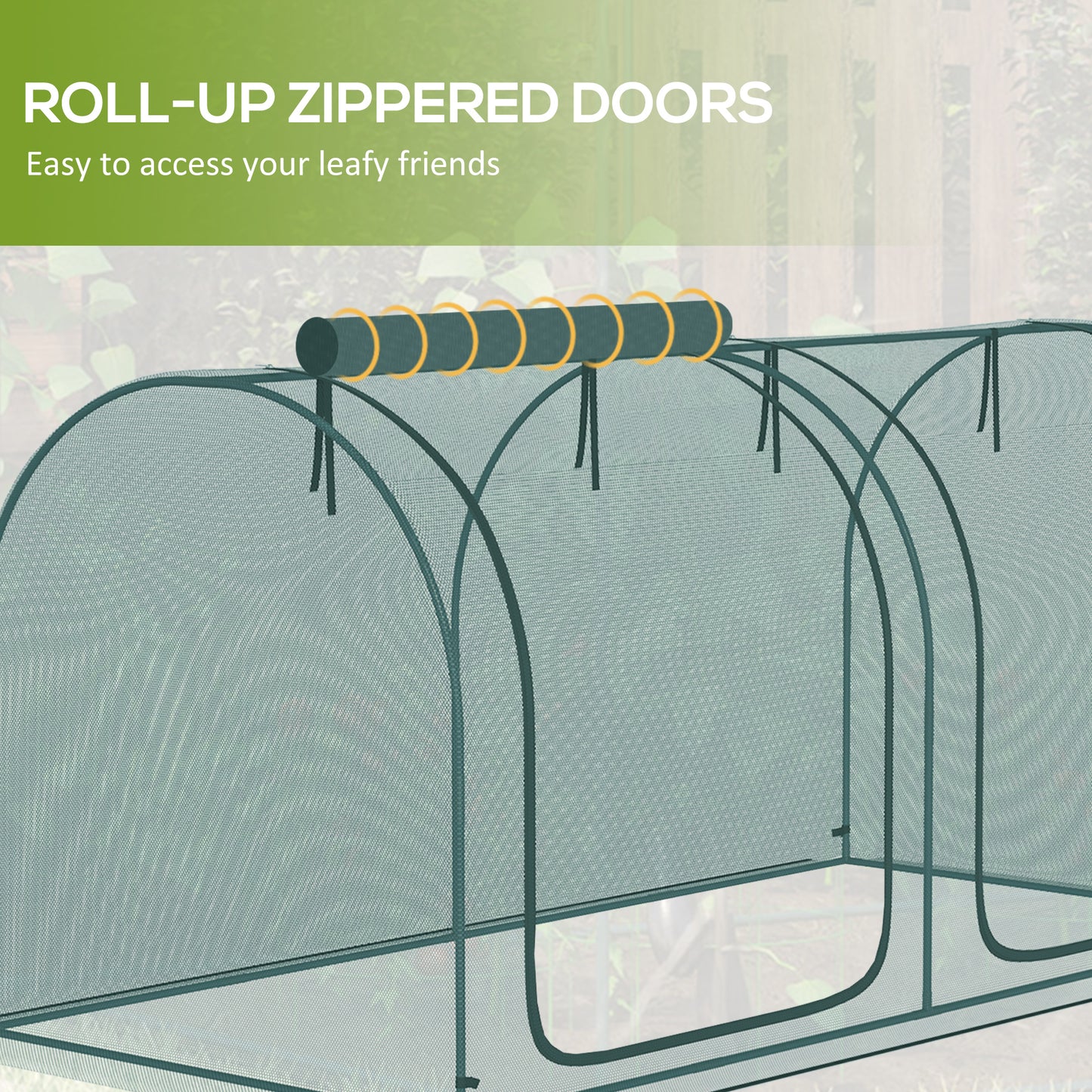 Cage de Protection 8' x 3' avec 3 Portes
