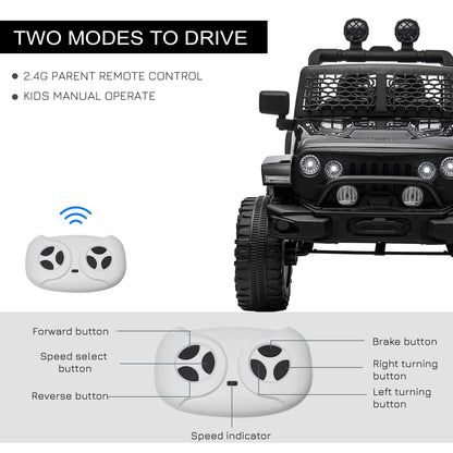Auto électrique enfant télécommande parentale 12V