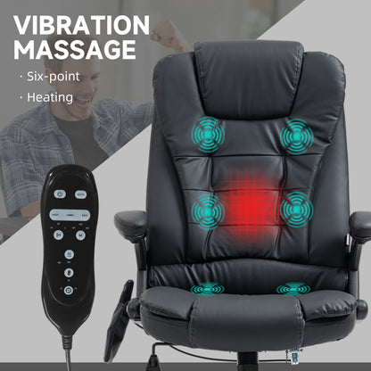 Chaise de bureau massante chauffante inclinable haute
