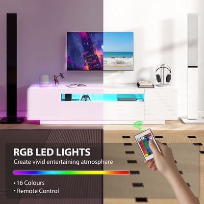 Meuble télé DEL RGB pour téléviseur 65-85 po
