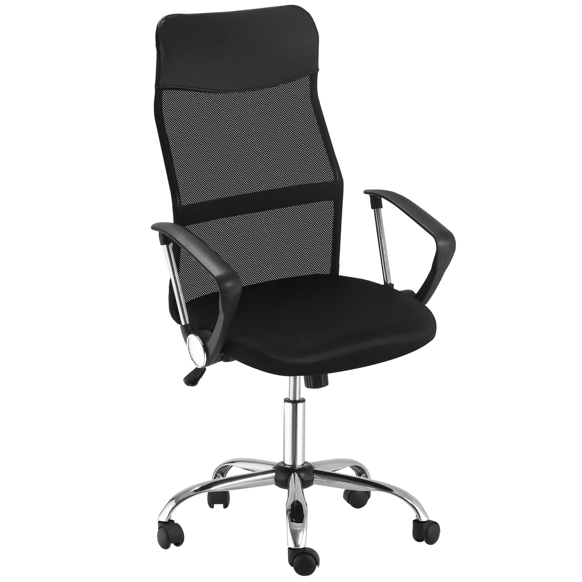 Chaise de bureau ergonomique dossier haut maille