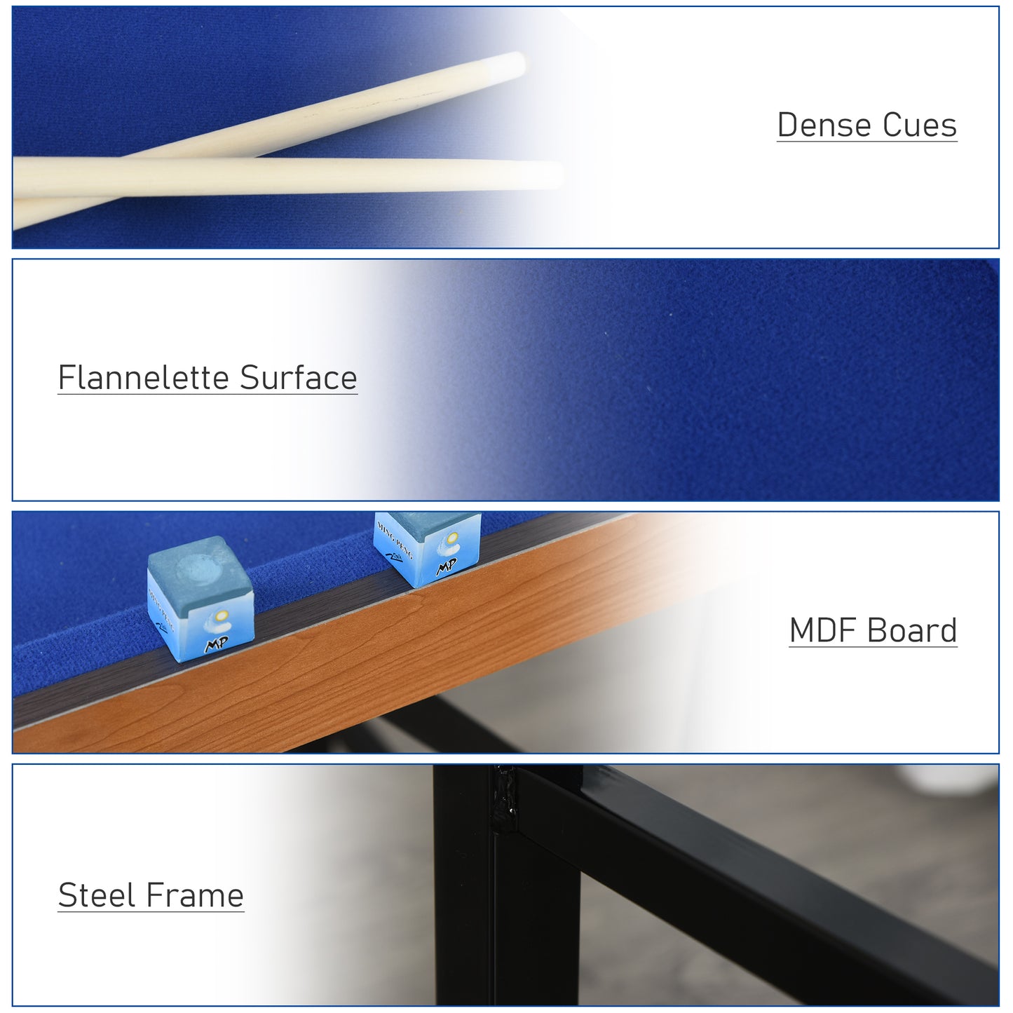 Mini table de billard pliable avec accessoires complets