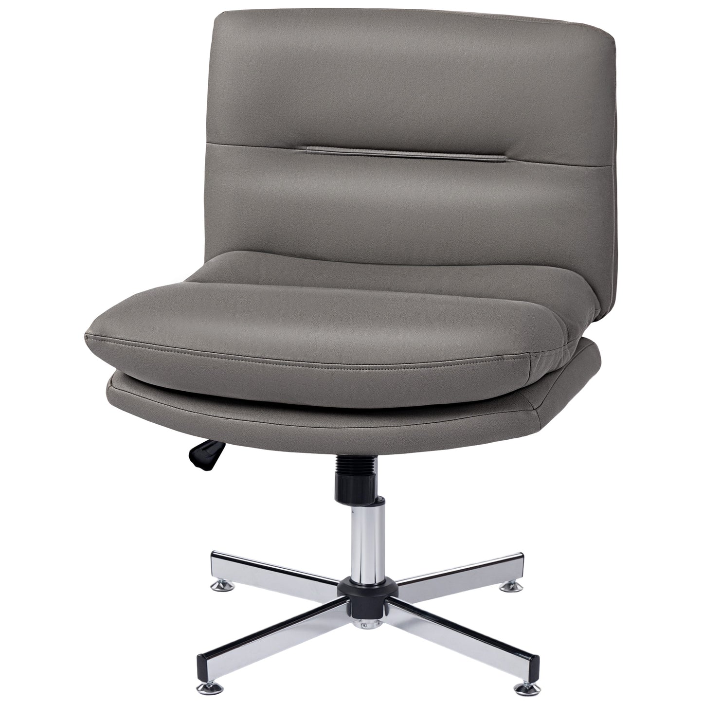 Chaise de bureau sans accoudoirs croisillons réglable pivotante