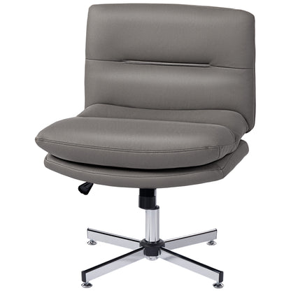 Chaise de bureau sans accoudoirs croisillons réglable pivotante