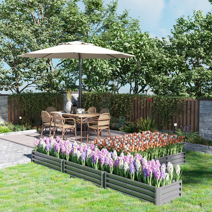 Jardinières surélevées en acier ensemble de 5
