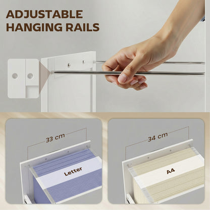 Classeur latéral de bureau style rustique