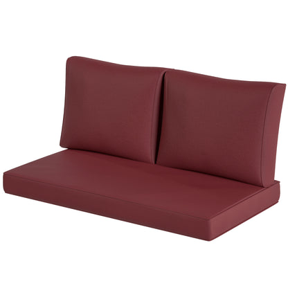 Coussin de canapé double extérieur 3 pièces