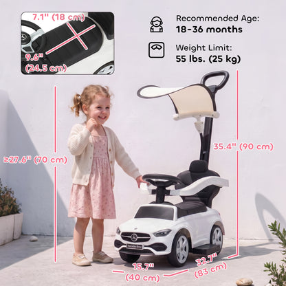 Voiture poussette jouet 4 en 1