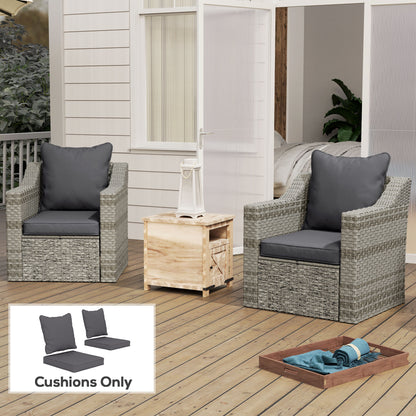 Coussins de chaise de patio ensemble de 2