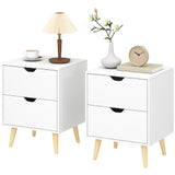 Tables de chevet modernes ensemble de 2 tiroirs