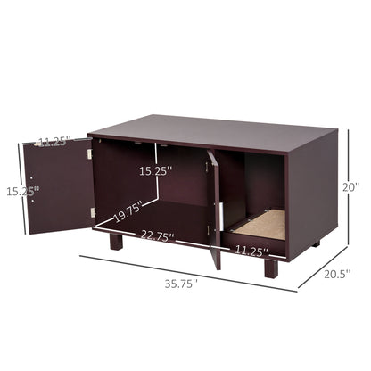 Meuble cache litière chat table d'appoint avec grattoir