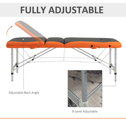 Table de massage professionnelle pliable en aluminium
