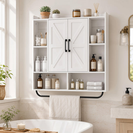 Armoire murale de salle de bain avec rangement
