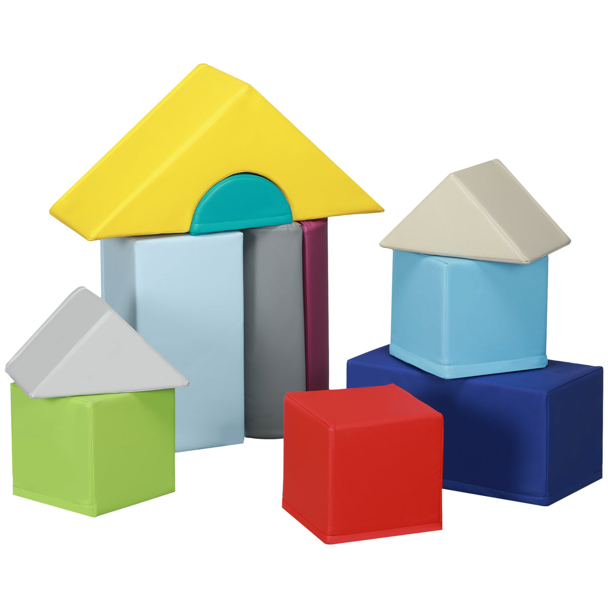 Blocs de jeu en mousse doux 11 pièces pour bambins