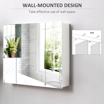 Armoire pharmacie murale miroir 71 x 61 cm