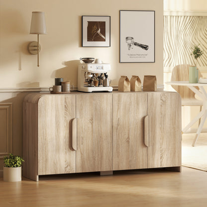 Buffet de cuisine moderne avec portes à fermeture douce