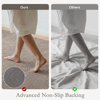 Tapis de salon en fausse fourrure