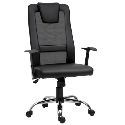 Chaise de bureau ergonomique dossier haut en maille