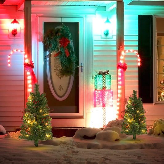Arbre de Noël artificiel — Lot de 2