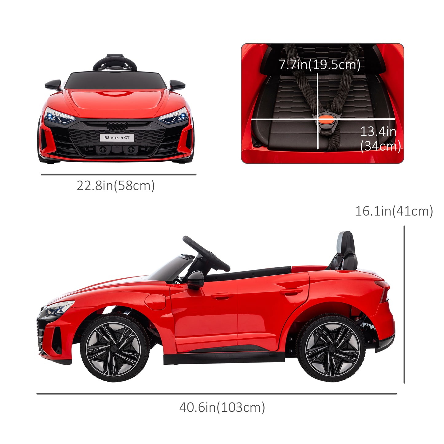 Voiture électrique enfant Audi RS e-tron GT 12V