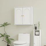 Armoire de toilette murale moderne à deux portes arquées
