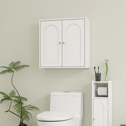 Armoire de toilette murale moderne à deux portes arquées