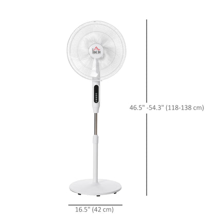 Ventilateur sur pied avec télécommande et minuterie