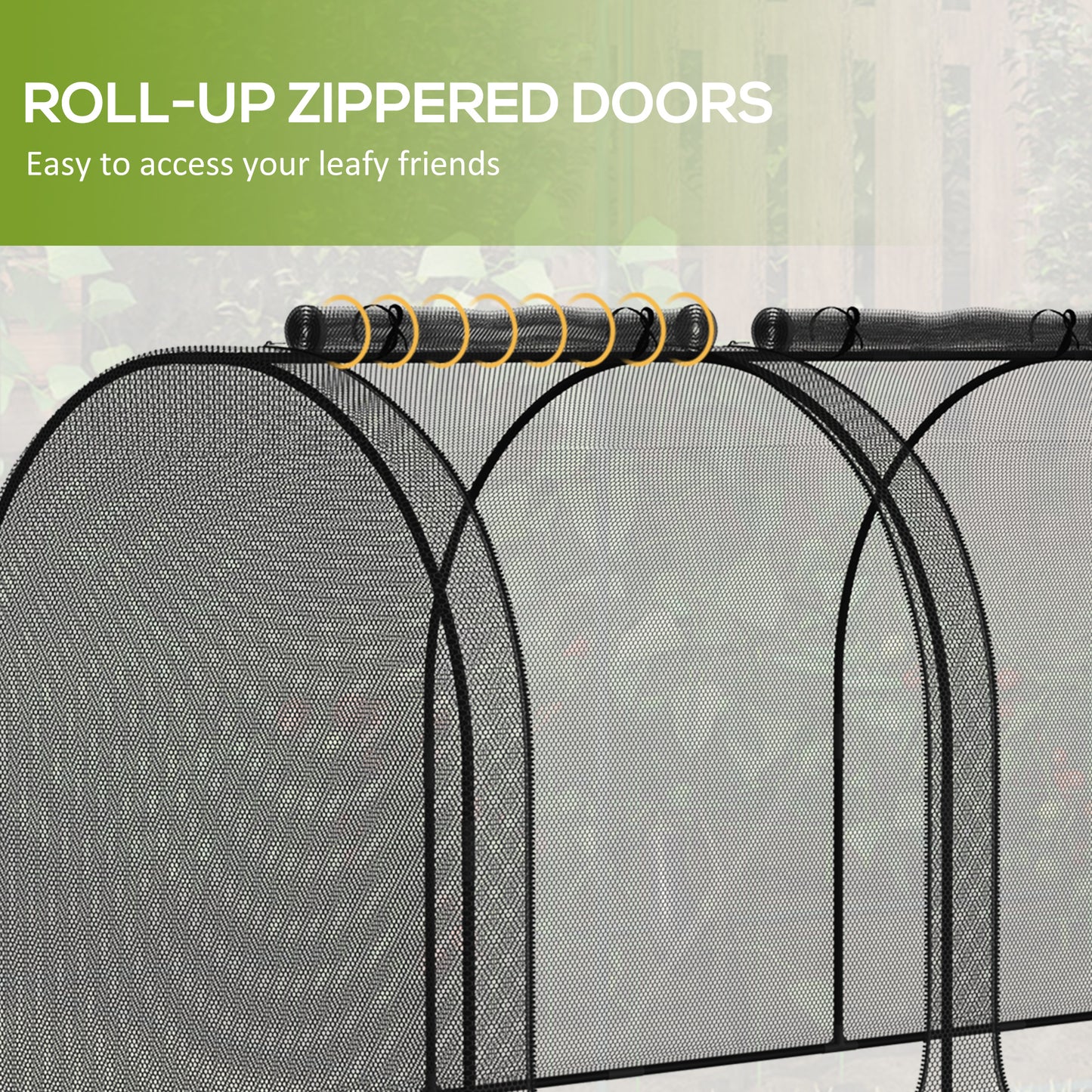Cage de Protection 8' x 3' avec 3 Portes