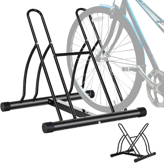 Support à vélos de sol pour deux vélos