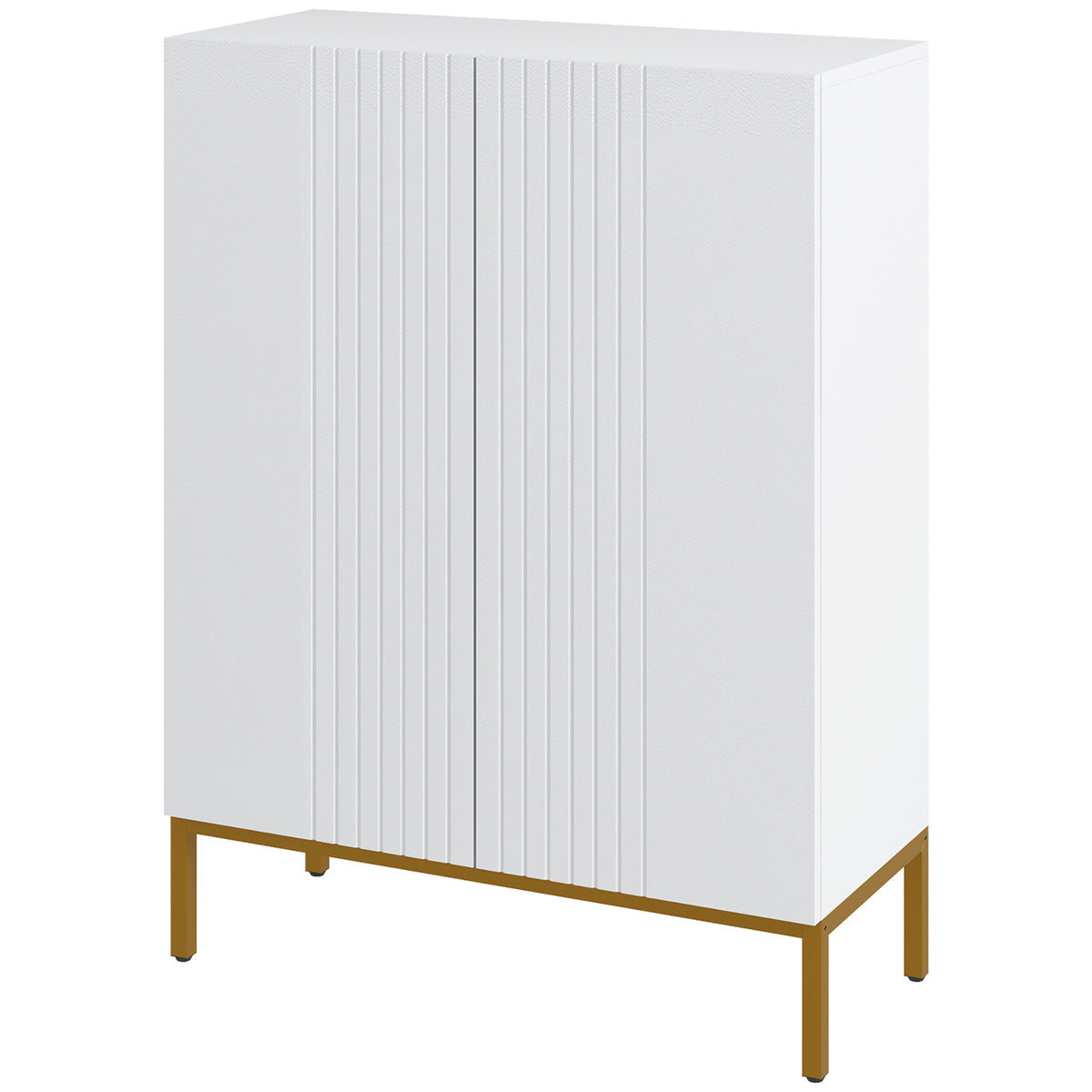 Meuble à chaussures de rangement avec étagères réglables