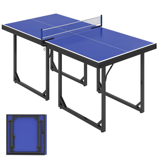 Table de ping-pong pliante compacte multiusage 6x3pi