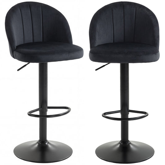 Tabourets de bar pivotants ajustables ensemble de 2