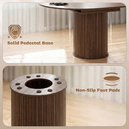 Table à manger extensible 110-150 cm — Noyer