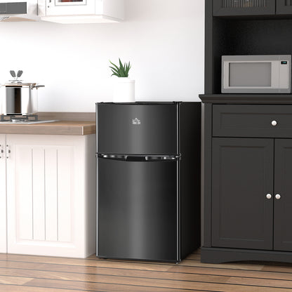 Mini réfrigérateur avec congélateur 91 L double zone