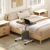 Bureau debout pneumatique ajustable avec roulettes