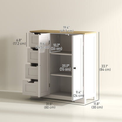 Meuble de salle de bain sur pied moderne