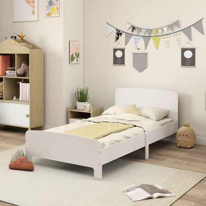 Lit bas enfant design sécuritaire MDF