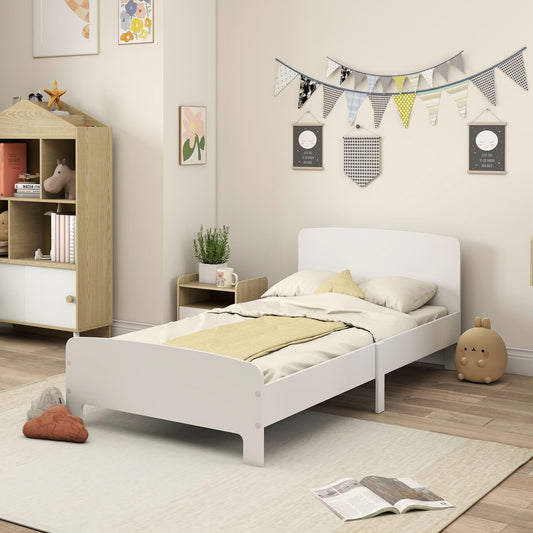 Lit bas enfant design sécuritaire MDF