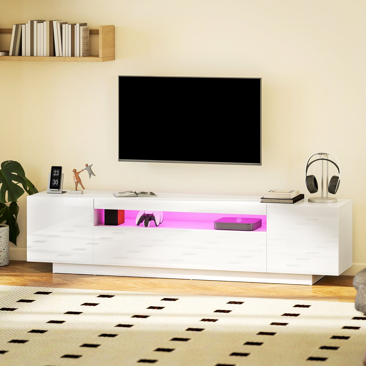 Meuble télé DEL RGB pour téléviseur 65-85 po