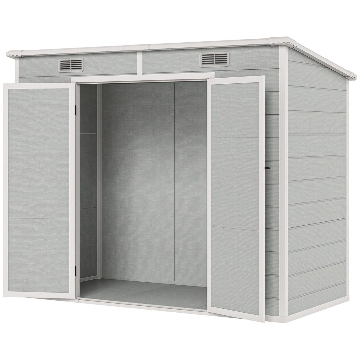 Remise de rangement résine 238 cm avec plancher