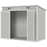 Remise de rangement résine 238 cm avec plancher
