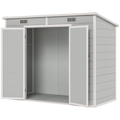 Remise de rangement résine 238 cm avec plancher